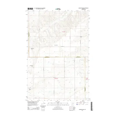 2014 Map of Harwood Bench, 2014 Print