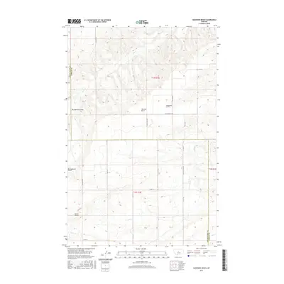 2017 Map of Harwood Bench, 2017 Print