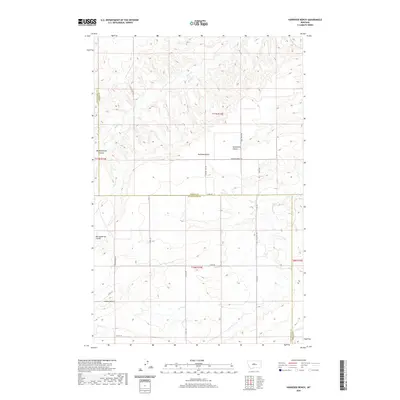 2020 Map of Harwood Bench, 2020 Print