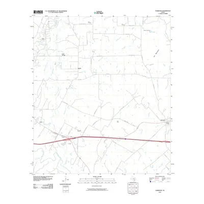 2010 Map of Harwood, 2010 Print