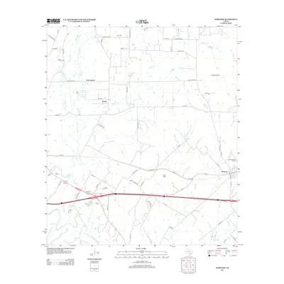 2013 Map of Harwood, 2013 Print