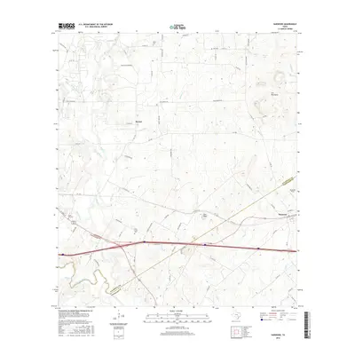 2016 Map of Harwood, 2016 Print