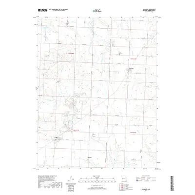 2017 Map of Harwood, 2017 Print