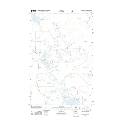 2011 Map of Hash Mountain, 2011 Print