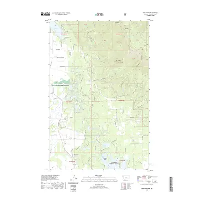 2020 Map of Hash Mountain, 2020 Print