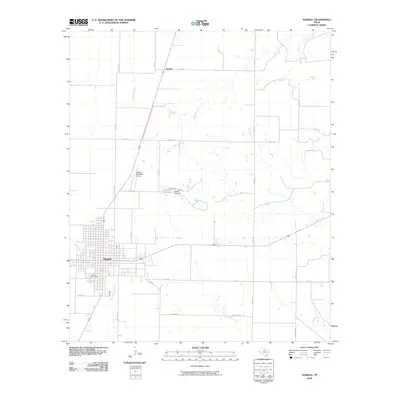 2010 Map of Haskell, 2010 Print