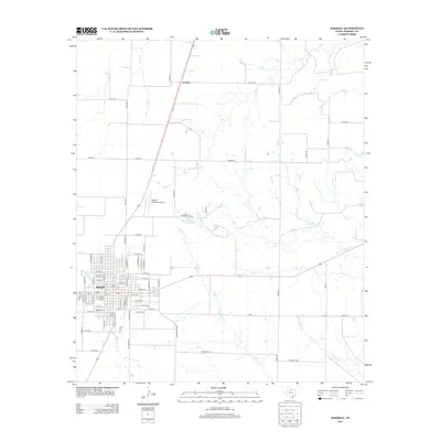 2013 Map of Haskell, 2013 Print