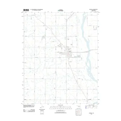 2012 Map of Haskell, 2012 Print