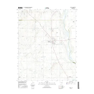 2016 Map of Haskell, 2016 Print