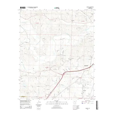 2014 Map of Haskell, 2014 Print