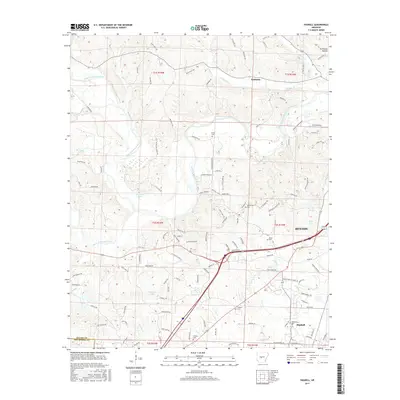 2017 Map of Haskell, 2017 Print