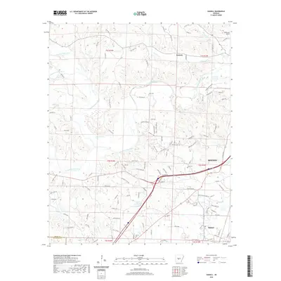 2020 Map of Haskell, 2020 Print