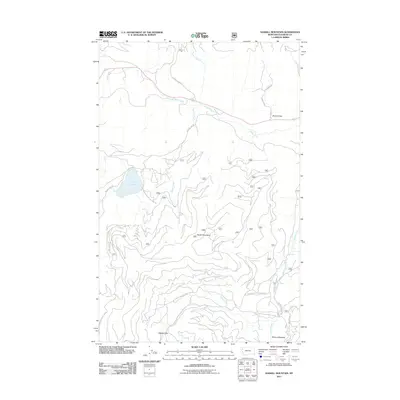 2011 Map of Haskill Mountain, 2011 Print