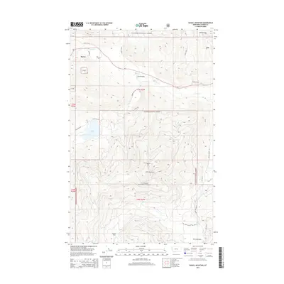 2014 Map of Haskill Mountain, 2014 Print
