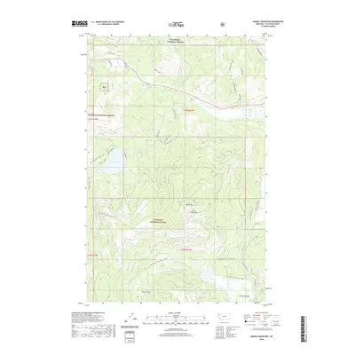 2020 Map of Haskill Mountain, 2020 Print