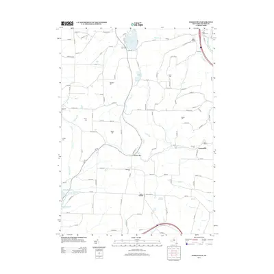 2013 Map of Haskinville, 2013 Print