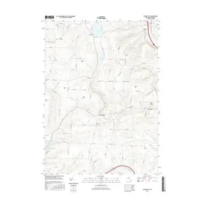 2016 Map of Haskinville, 2016 Print