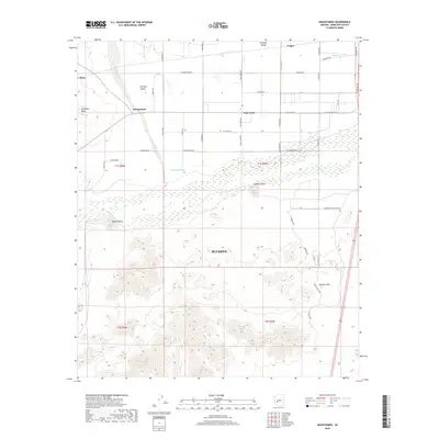 2018 Map of Hassayampa, 2018 Print