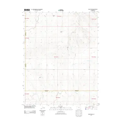 2013 Map of Hasser Ranch, 2013 Print