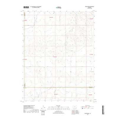 2019 Map of Hasser Ranch, 2019 Print