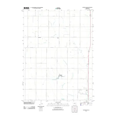 2011 Map of Hastings NW, 2011 Print