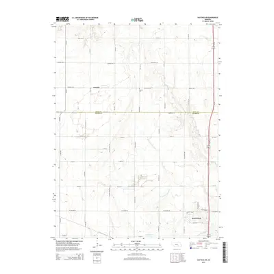 2014 Map of Hastings NW, 2014 Print