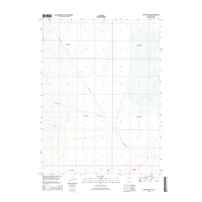 2014 Map of Hastings Pass SE, 2014 Print