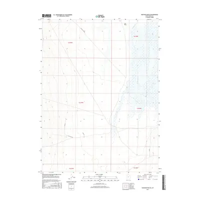 2017 Map of Hastings Pass SE, 2017 Print