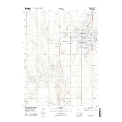 2014 Map of Hastings West, 2014 Print