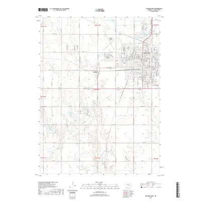 2017 Map of Hastings West, 2017 Print