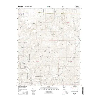 2014 Map of Hasty, 2014 Print
