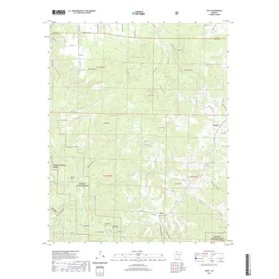 2020 Map of Hasty, 2020 Print