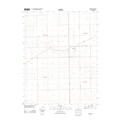 2013 Map of Haswell, 2013 Print