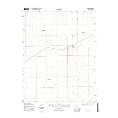2016 Map of Haswell, 2016 Print