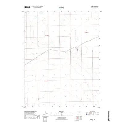 2019 Map of Haswell, 2019 Print