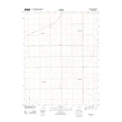 2013 Map of Haswell NE, 2013 Print