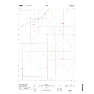 2019 Map of Haswell NE, 2019 Print