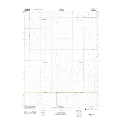 2013 Map of Haswell SE, 2013 Print