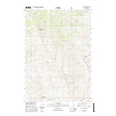 2017 Map of Hat Creek, 2017 Print