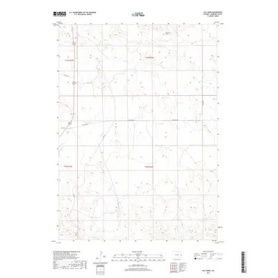 2017 Map of Hat Creek, 2017 Print