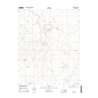 2014 Map of Hat Knoll, 2014 Print