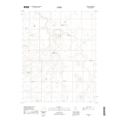 2018 Map of Hat Knoll, 2018 Print