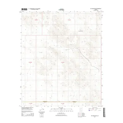 2014 Map of Hat Mountain SW, 2014 Print