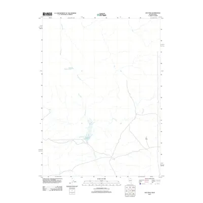 2012 Map of Hat Peak, 2012 Print