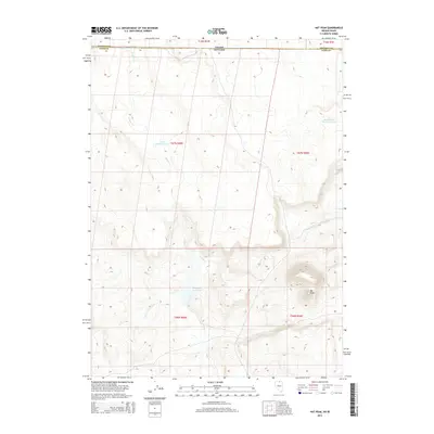 2014 Map of Hat Peak, 2014 Print