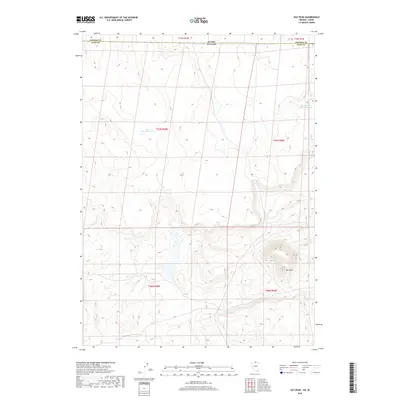 2018 Map of Hat Peak, 2018 Print