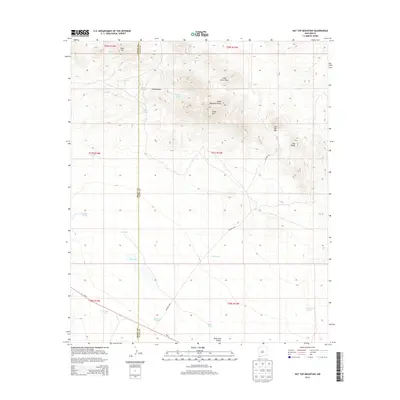 2013 Map of Hat Top Mountain, 2013 Print