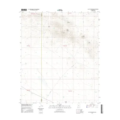2017 Map of Hat Top Mountain, 2017 Print