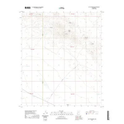 2020 Map of Hat Top Mountain, 2020 Print