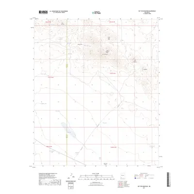 2023 Map of Hat Top Mountain, 2023 Print